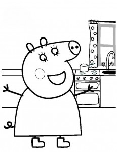 immagine da colorare peppa pig006